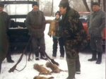 Po zakończeniu polowania we wsi Leśna – 1999 rok