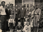 Od lewej: Zubrycki Mikołaj, Ambrosiewicz Aleksander oraz Zubryccy: Jerzy, Eugeniusz, Józef, Antonina, Ambrosiewicz Walenryna, Zubrycka Maria i Zubrycka Mirosława. Na dole: Zubrycki Sławomir, Ambrosiewicz Jan, Zubrycka Halina i Ambrosiewicz Ryszard.